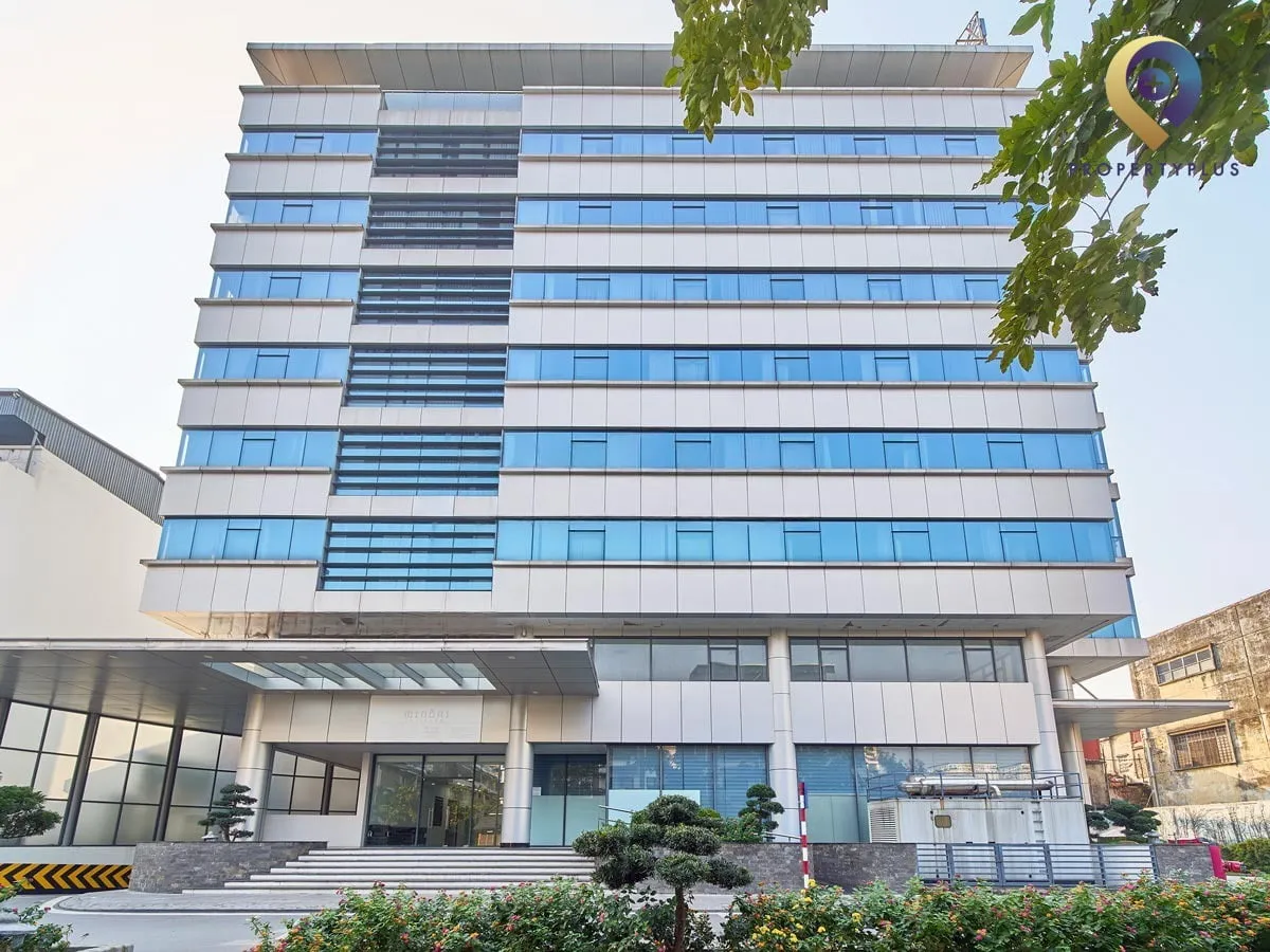 Toàn cảnh tòa nhà Minori Office nhìn từ phía trước